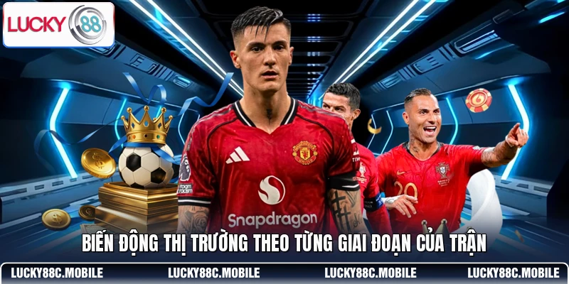 Biến động thị trường theo từng giai đoạn của trận