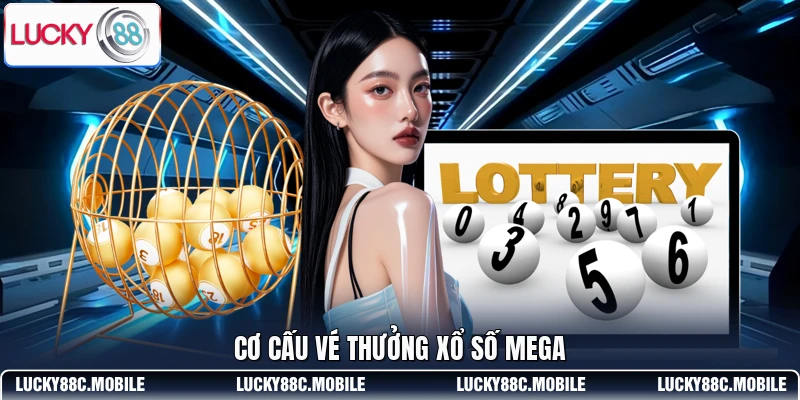 Cơ cấu vé thưởng xổ số Mega